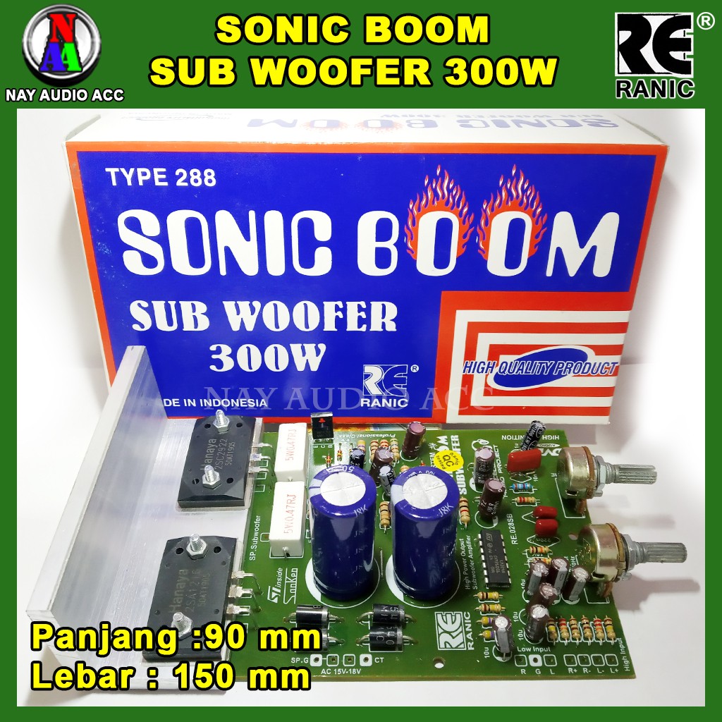 sonic boom subwoofer