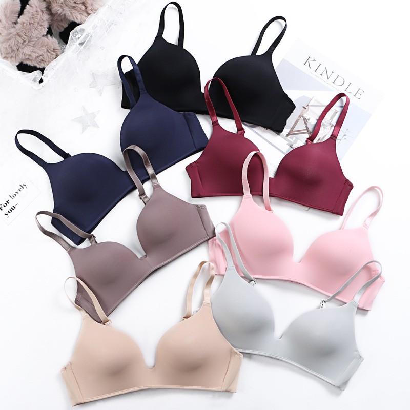 (COD) Sexy Bra Tanpa Kawat Bahan Halus Sexy Pakaian Dalam Wanita Bralette Push Up dengan Busa b05