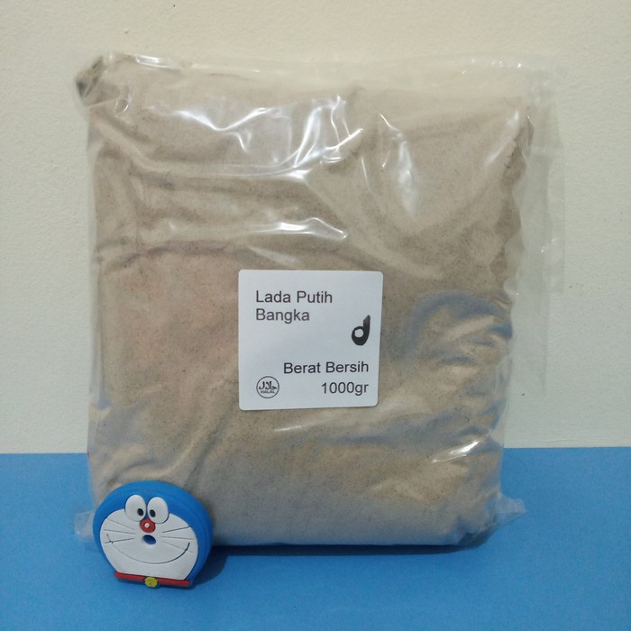 

Siap Kirim Lada Putih Bubuk Murni 1 Kg Bangka / White Pepper Powder 1000 Gram