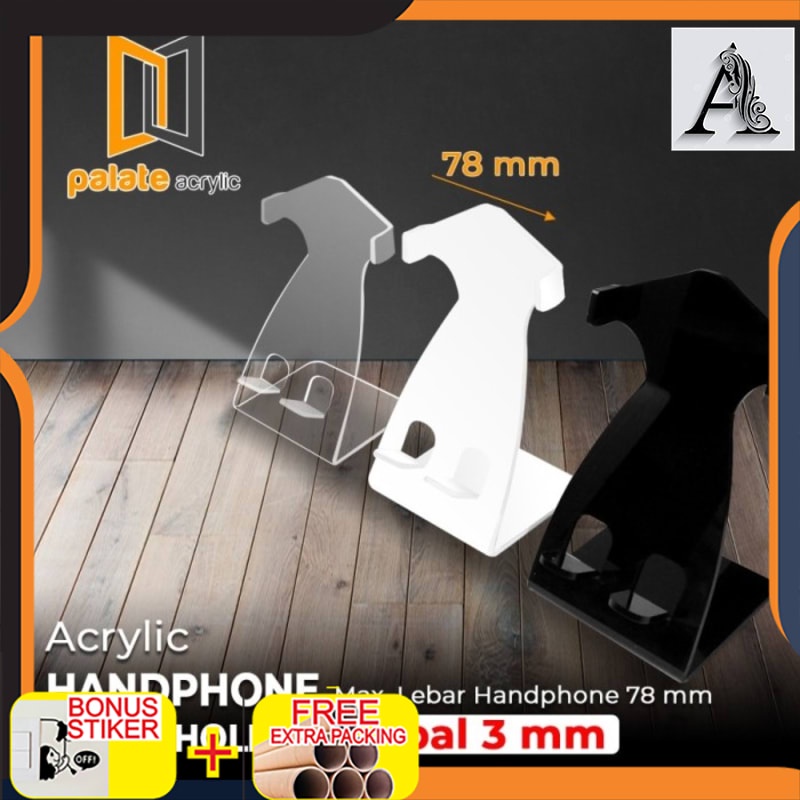 

Terlaris ACRYLIC STAND HOLDER HANDPHONE / AKRILIK STAND HOLDER - Hitam