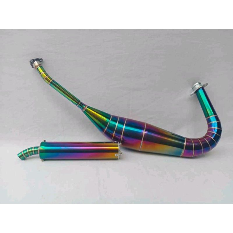 KNALPOT KOLONG RX KING PELANGI