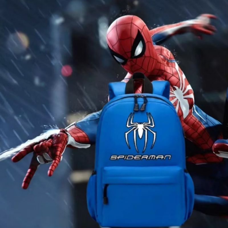 Back to school Tas ransel punggung laki laki kapasitas besar muat buku pelajaran lks spiderlaba