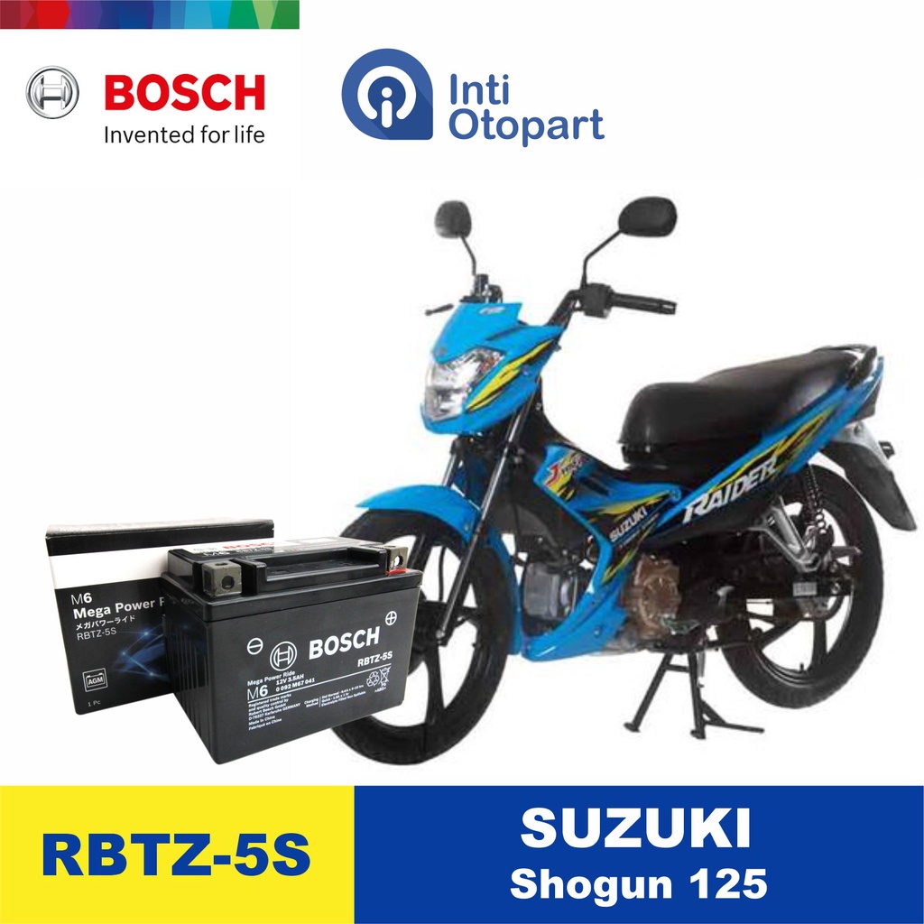 Accu Aki RBTZ-5S Motor SUZUKI Shogun 125 ORIGINAL BOSCH