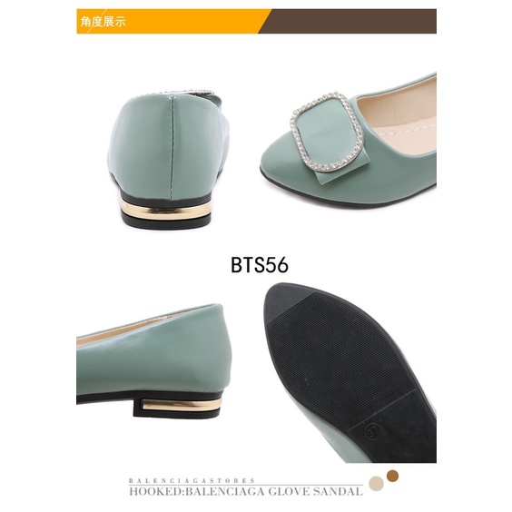 NICOLE Sepatu Flat Shoes Wanita kelsey  BTS56 / Shoes Wanita Import