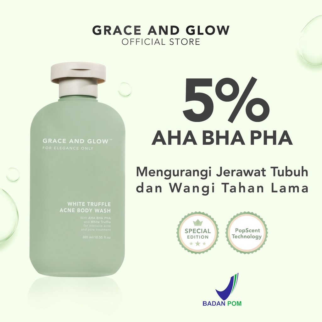 Grace and Glow White Truffle Acne Body Wash