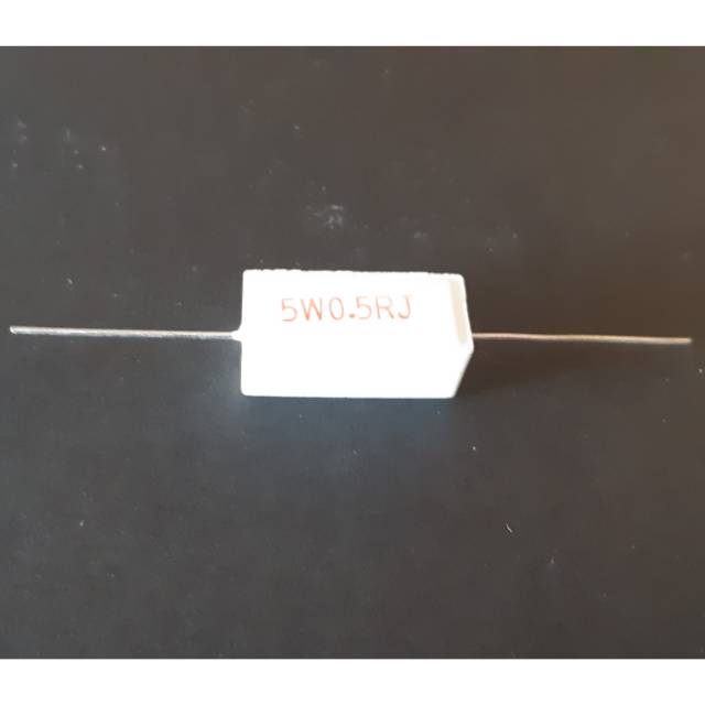 Resistor Kapur R5W0.5R  5W 0.5R