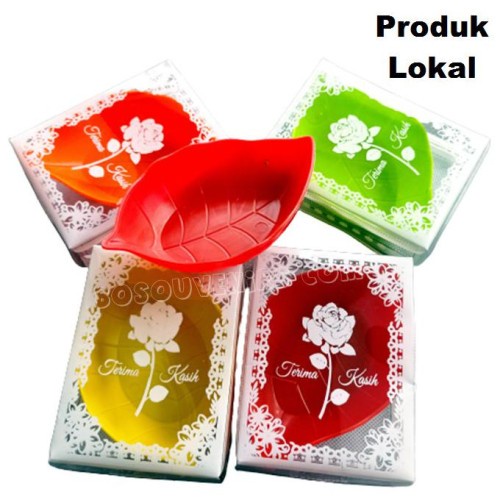 souvenir mangkok daun kemas mika