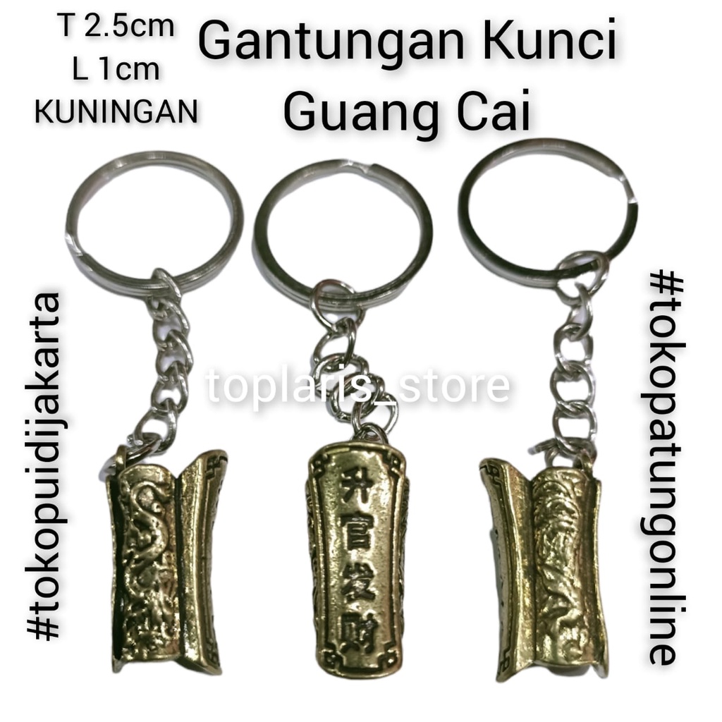 Gantungan Kunci Guang Cai Peti Mati Kuningan 022