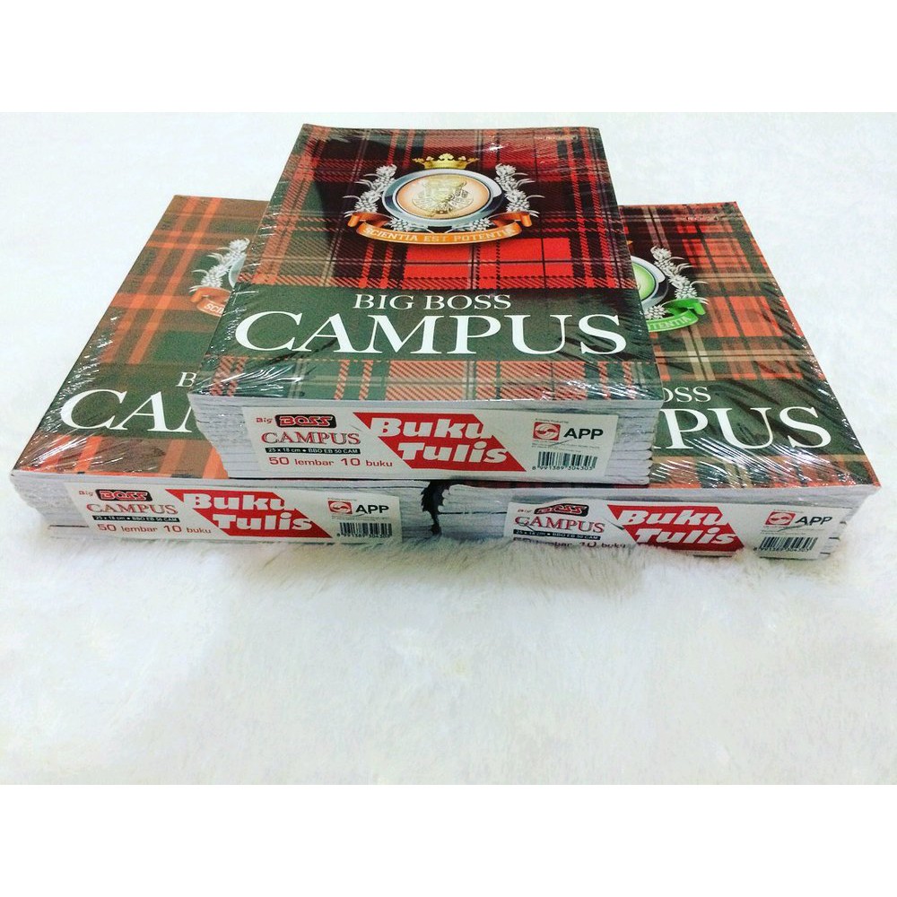 

Dijual Buku Tulis Big Boss Campus 50 Lembar Limited