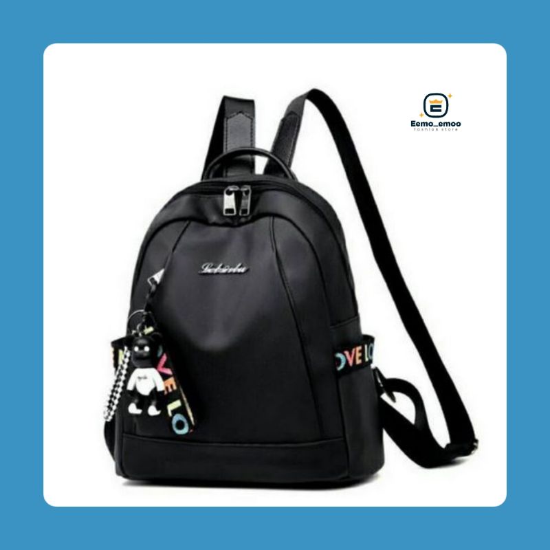 Ransel Wanita cantik fashion weedolove pelangi Tas Wanita batam import dollyn cabela korean EMOEMO