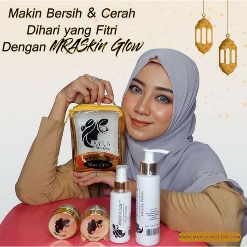 FF Paket Cream Pemutih Wajah Permanen Aman Cepat by MRASKIN GLOW / MRA SKIN GLOW / BISA ECER ORI 100%