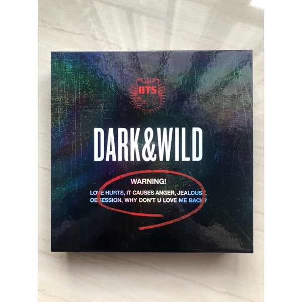 BTS Album Dark and Wild D&W Dark&Wild PC SUGA Yoongi Group