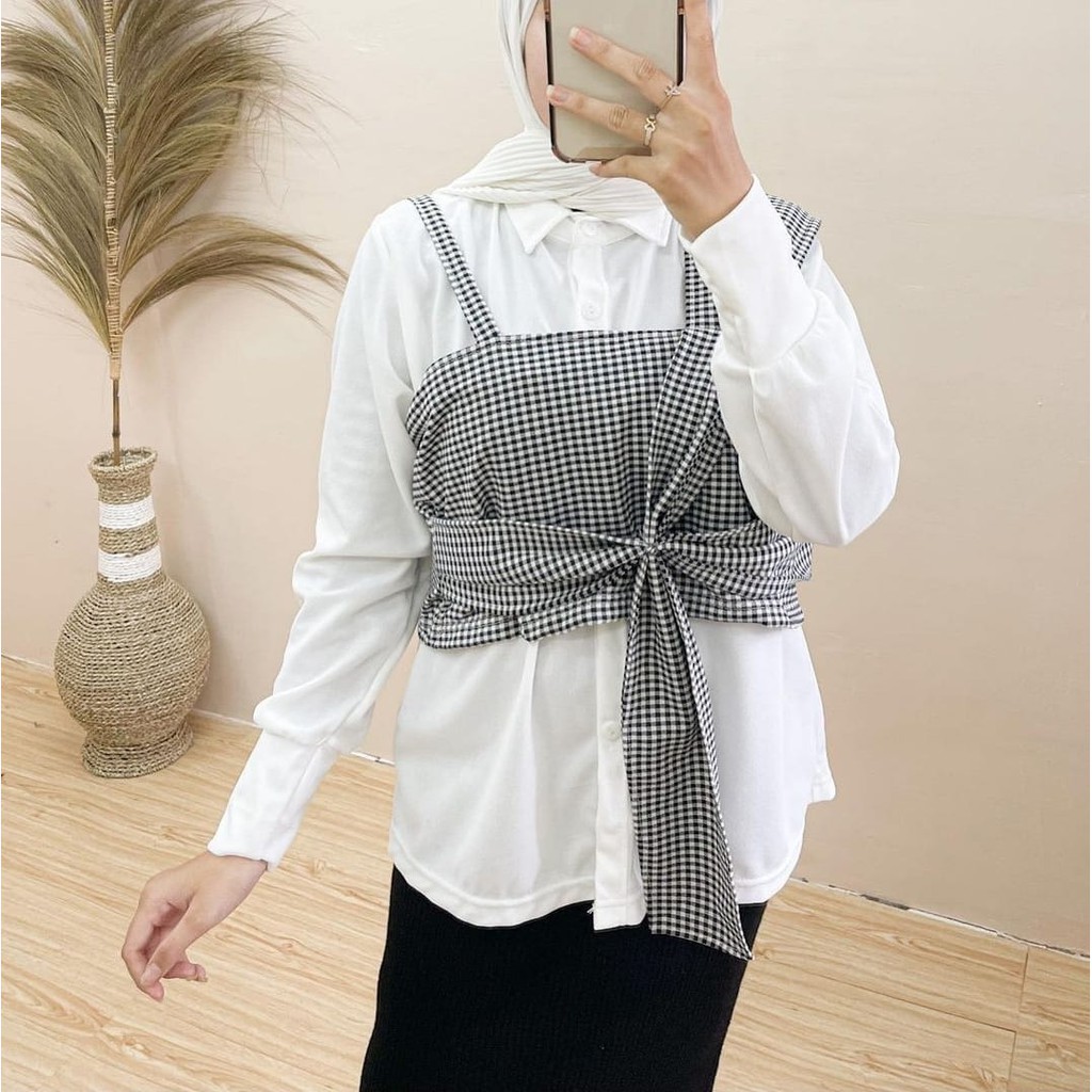 DISKON - IVA SHIRT BLOUSE - grosir baju wanita / atasan terlaris / fashion muslim wanita / atasan murah