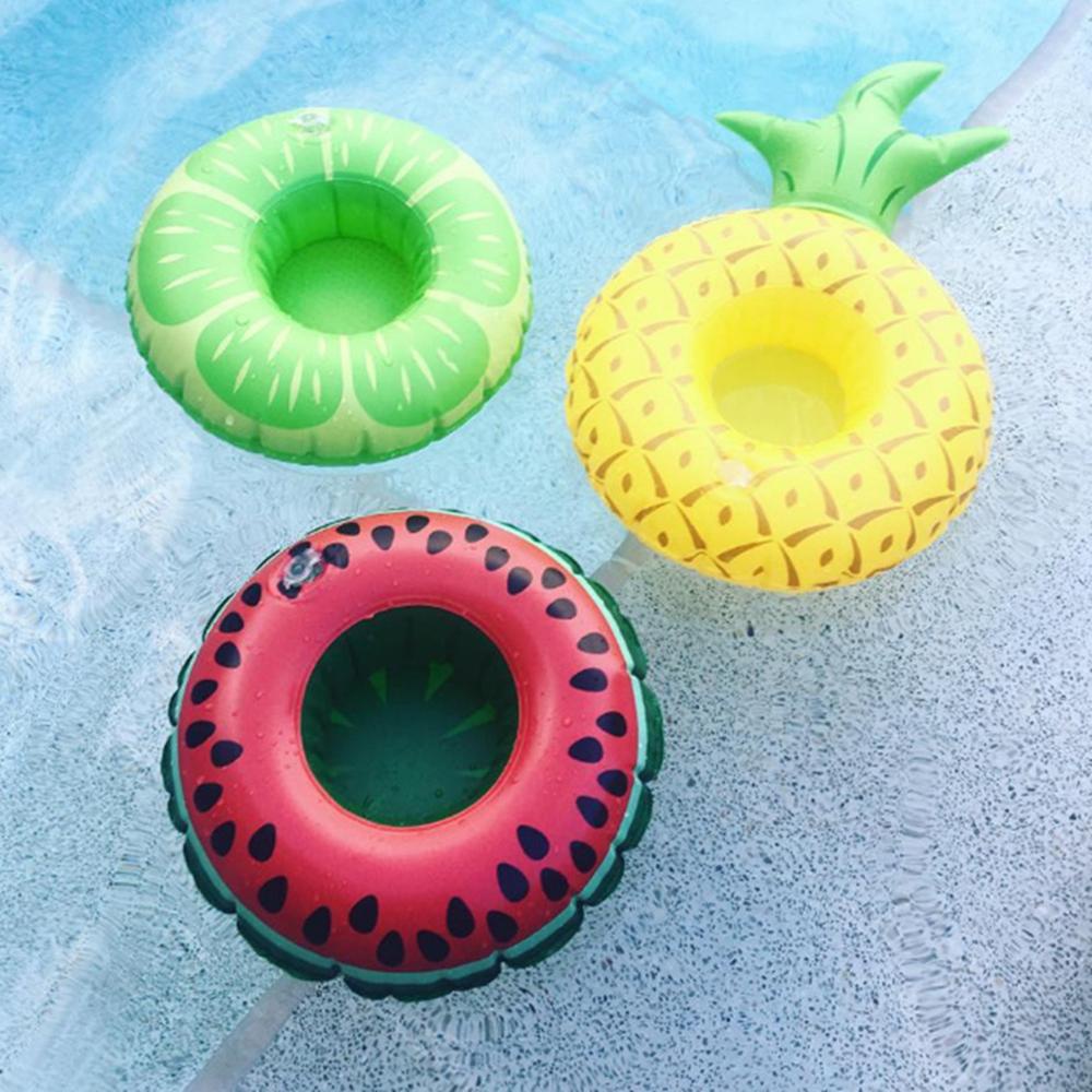 Chookyy 1Pcs Inflatable Drink Holders Float Mainan Bar Tatakan Gelas Pool Floaties Pelampung Kolam Renang