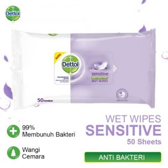 Tisu Basah Dettol 50S