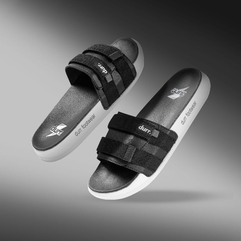 DURR FTWR - Meta White Grey | Sandal Durr Meta White Grey Double Spon (4 Warna) Sandals Durr Meta Putih Abu Double Spon Premium Sandal Durr Meta Force Series White Grey - Sandal Pria Sandal Pria Slip Sandal Pria Strap
