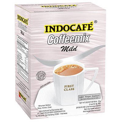 

indocafe coffeemix mild 5's x18gr x 2box
