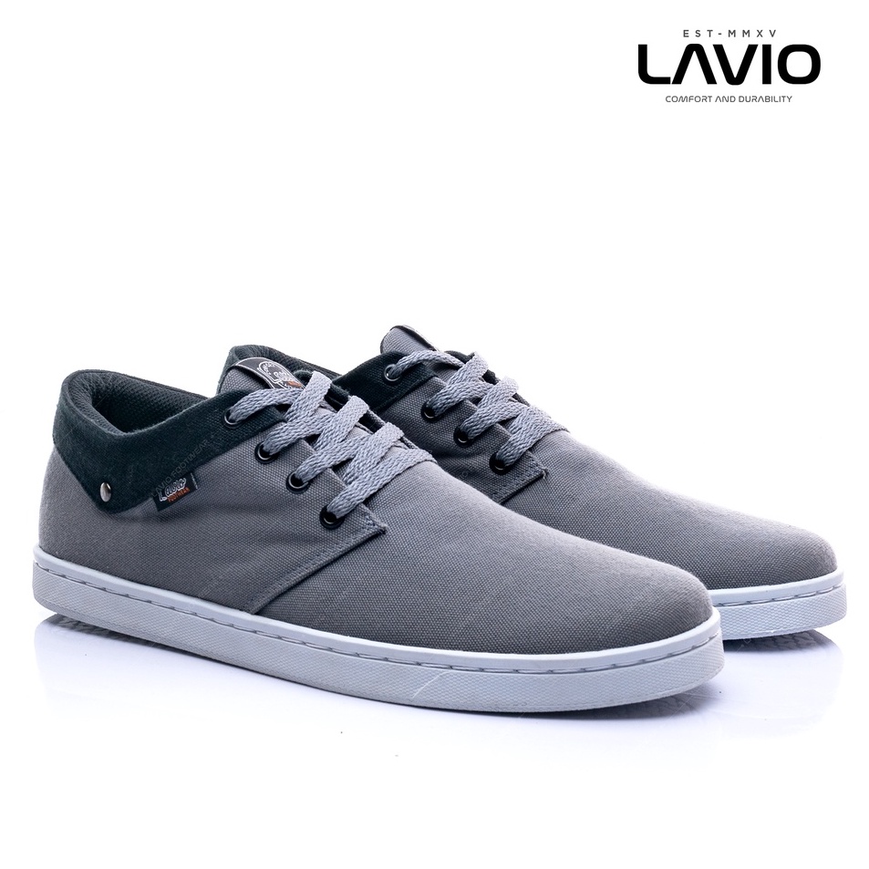 Sepatu Casual Pria Original Branded Keren 2022 Lavio Hilton Kanvas