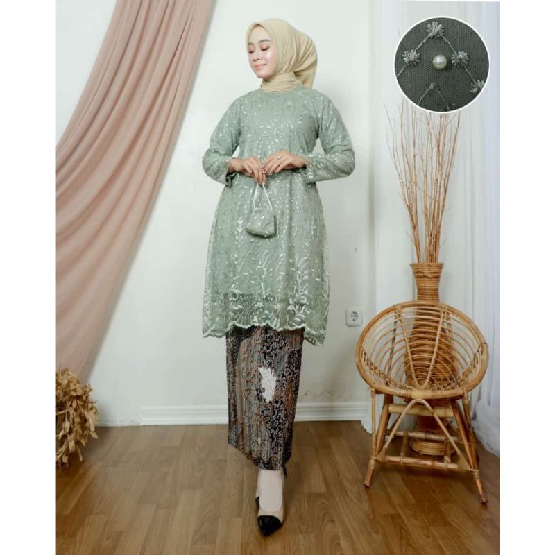 Set kebaya ayumi terbaruu freee maskerr//kebaya tunik terbaru//tunik pesta hajatan