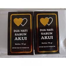 Dua Hati Sabun Akui 70 gr | Membunuh Bakteri Yang Melekat Pada Tubuh | Asli Original