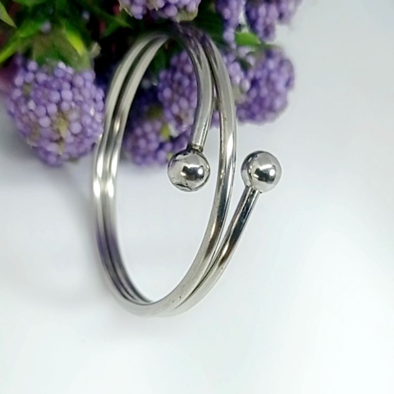 Murah Gelang anak silver anti luntur(COD)