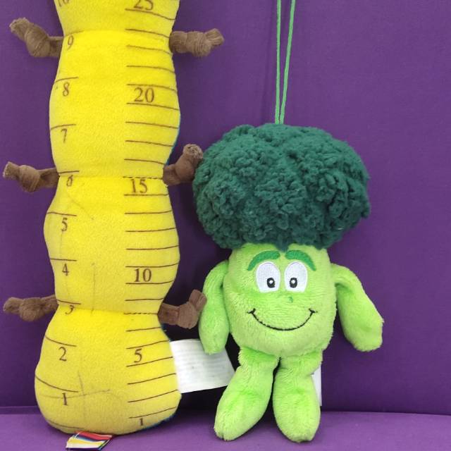 Boneka gantungan kunci sayur Brokoli ( Boby ) Goodness Gang