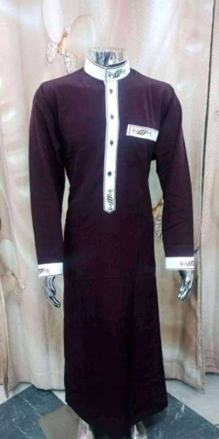 Jubah pria daffa Alharomain Kantun import mesir premium