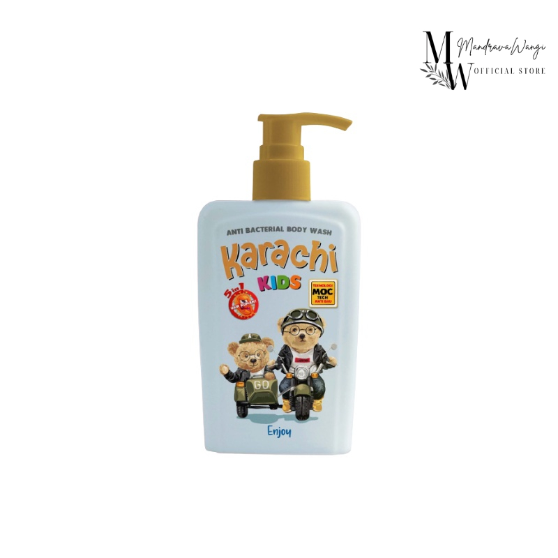 Karachi Kids Anti Bacterial Body Wash 250ml Enjoy Mixberry