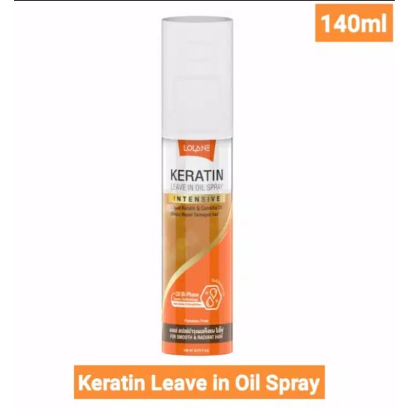 Lolane Keratin Leave in Oil Spray 140ml