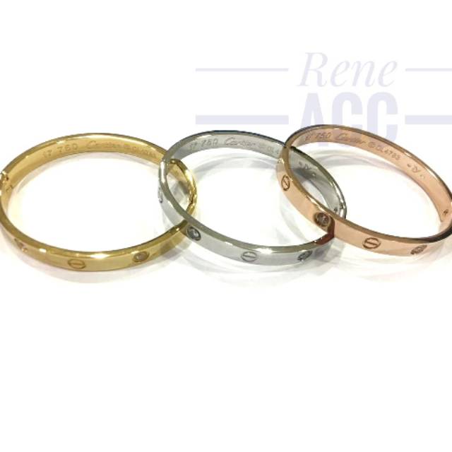 Gelang Titanium Diamond Premium wanita