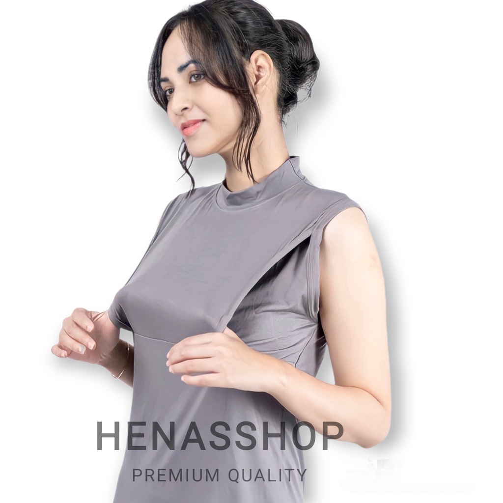 INNER DRESS BUSUI BUNTUNG DALAMAN MENYUSUI TANPA LENGAN