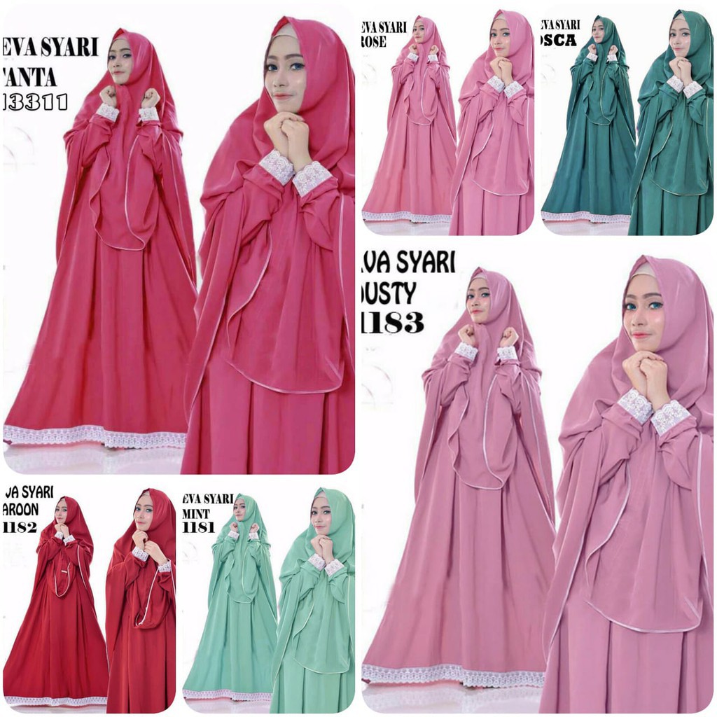 ADEEVA GAMIS SYARI MELAR XXL