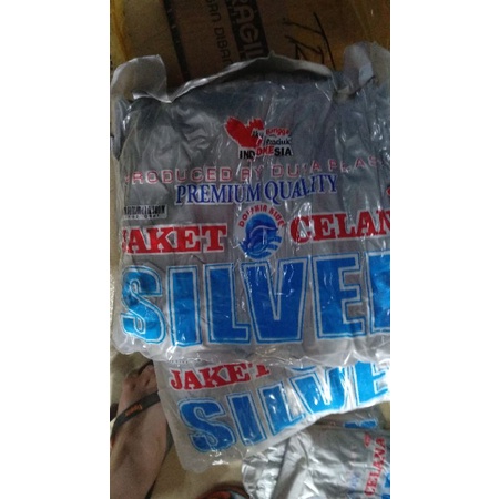 JAS HUJAN JAKET HUJAN MANTEL BAJU DAN CELANA DOLPHINE SILVER