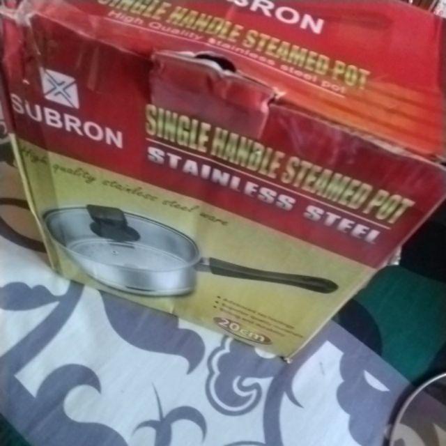 Panci Susu Serbaguna Bisa Kukusan Subron 20cm Sauce Pan Steamer
