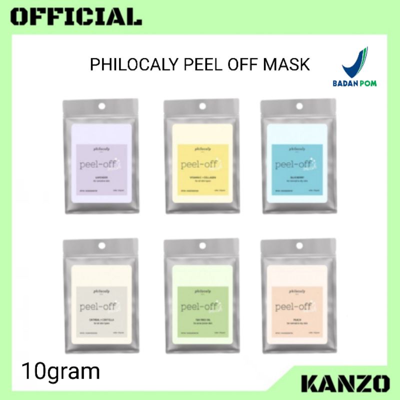 Kanzo - [BPOM] Masker Philocaly Skin 10gr / Masker Philocaly Skin Peel Off 10gr / Masker Peel Off Mask Philocaly 10gr