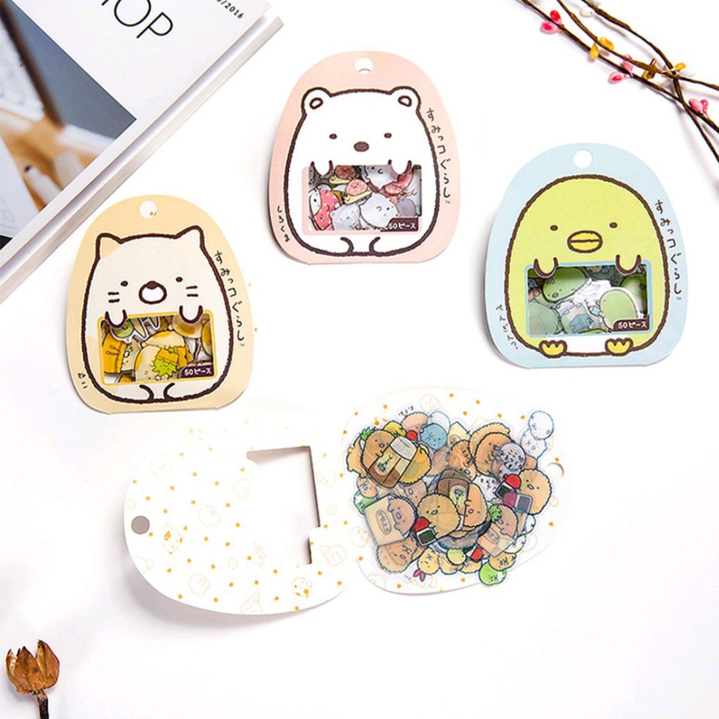 

50Pcs/Bag Kawaii Sumikko Gurashi Decorative Stickers DIY