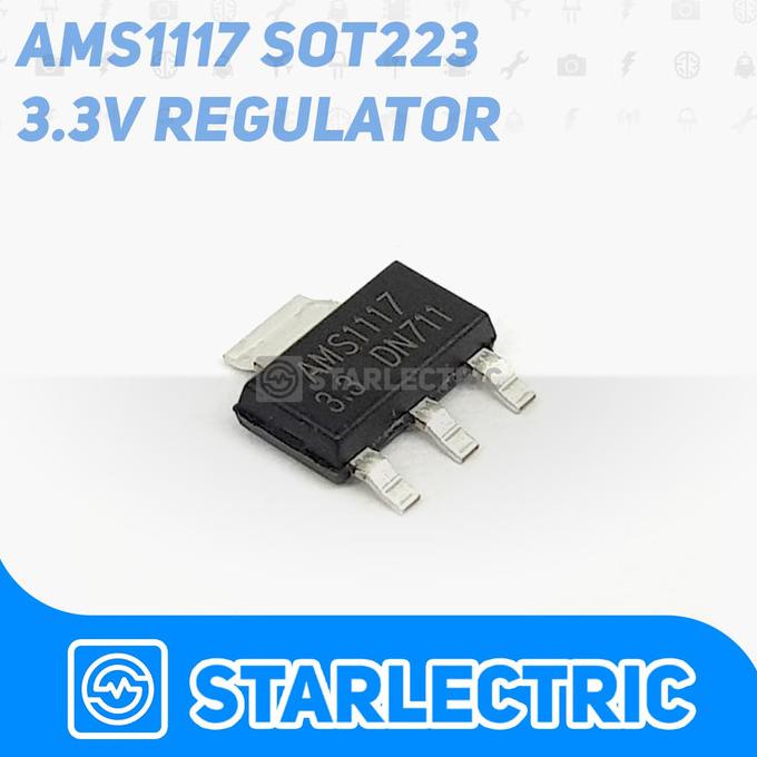 Ams1117-3.3V Ams1117-3.3 1117-3.3 Ams1117 3.3V Voltage Regulator Starel54 Murah