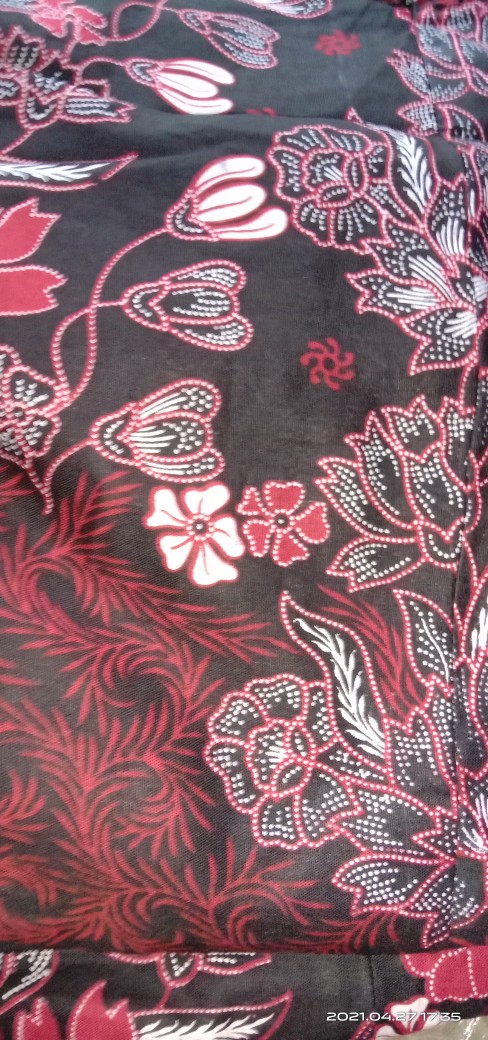 Batikcouple Keluarga Sania Ruffle Ori Ndoro Jowi Dnt Batik Couple Keluarga Motif Sakura Merah