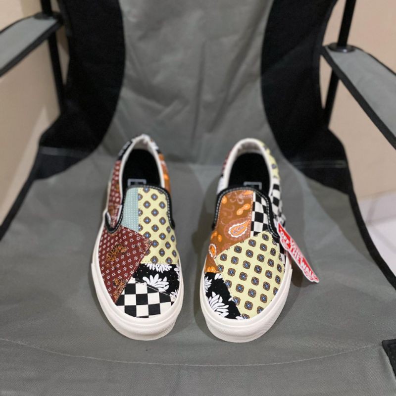 VANS TIGER PATCHWORK SLIP ON ORIGINAL 100%