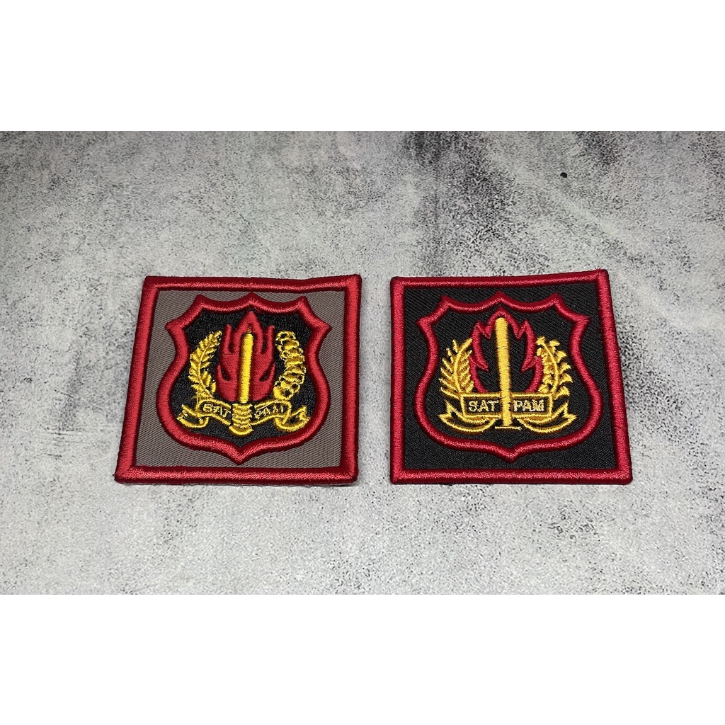 Bordir Satpam Timbul|Badge Satpam Timbul| Bordiran Security| Bordir Timbul Satpam