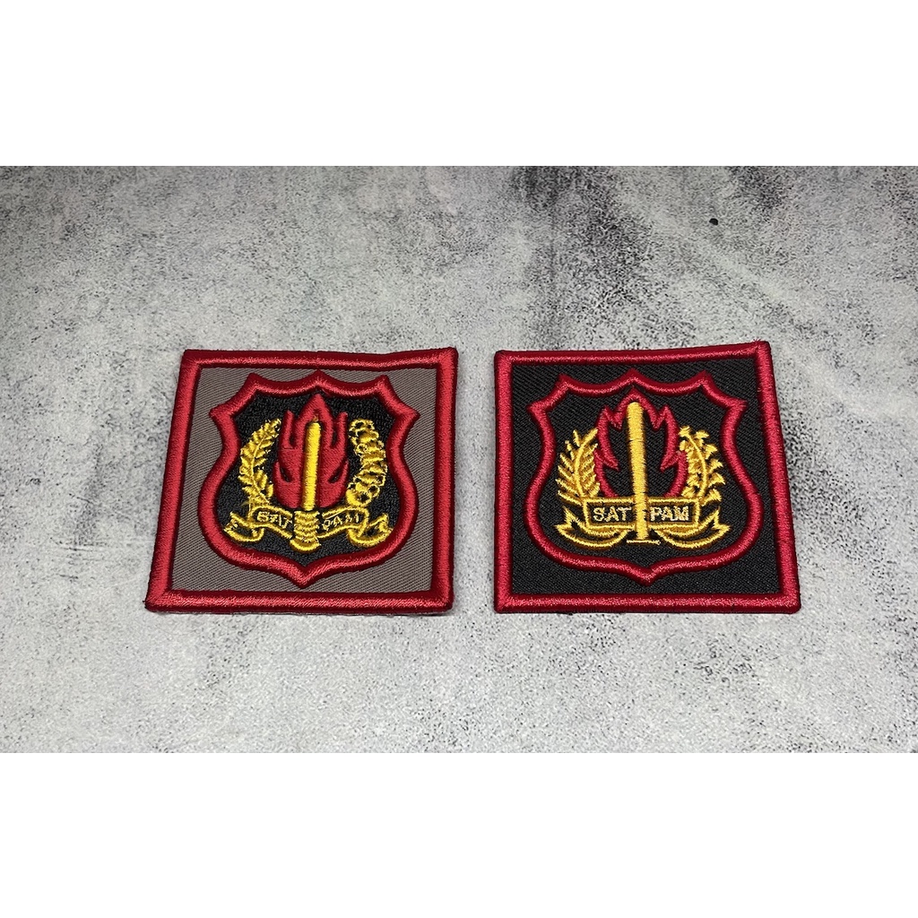 Bordir Satpam Timbul|Badge Satpam Timbul| Bordiran Security| Bordir Timbul Satpam