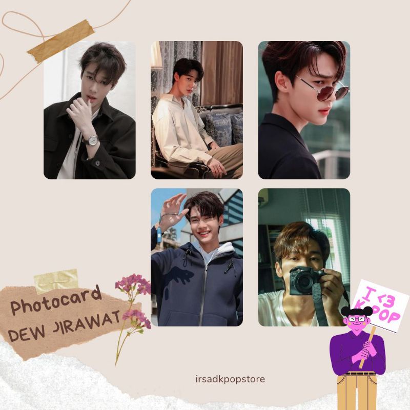 Photocard unofficial Dew jirawat