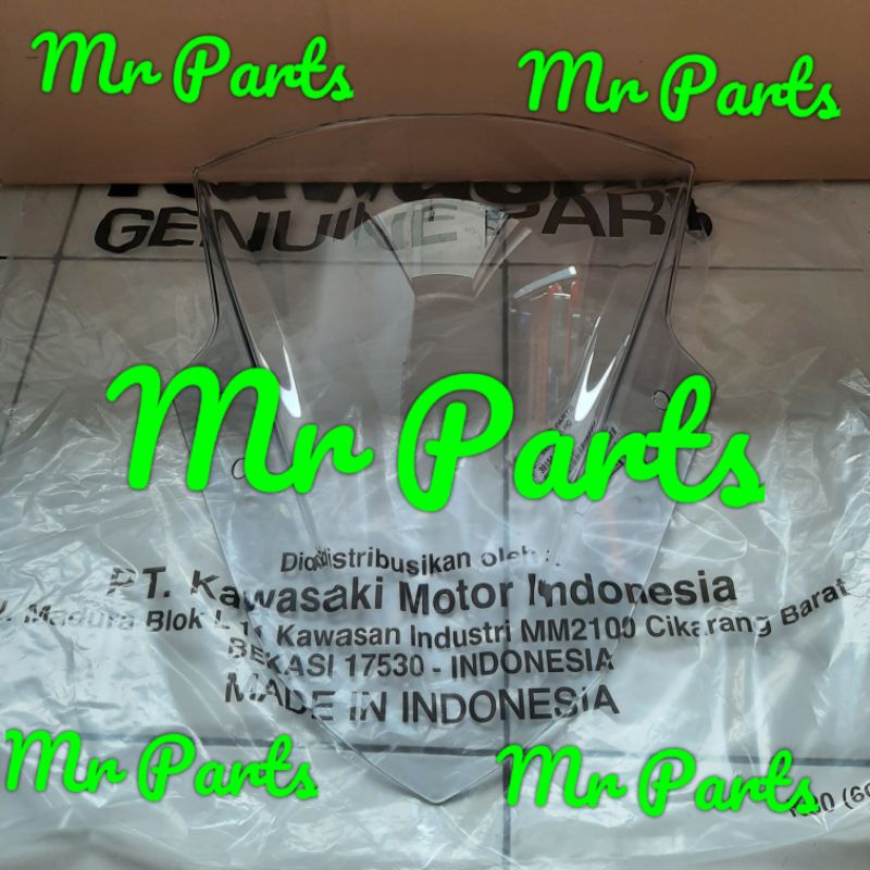 kaca windshield visor cover meter ninja 250fi 250 fi original