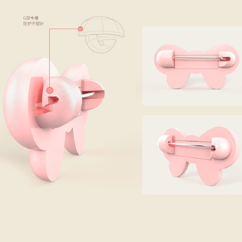 1PCS Peniti Baby safety pins bayi warna warni popok bayi Kupu Love Hati Pita peniti kecil jarum peniti besar jumbo pengait popok bayi anak Baju celana anak anak bross