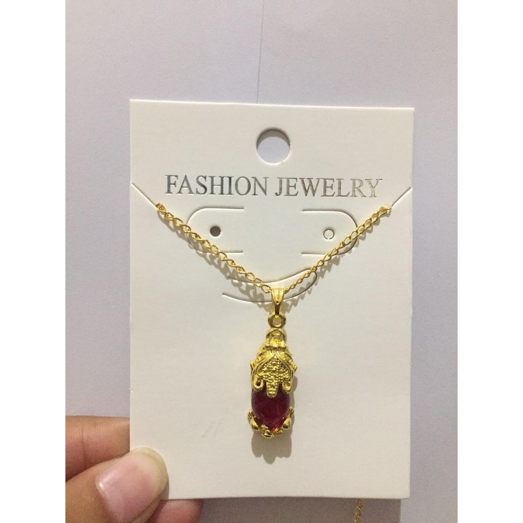 Kalung Titanium Stanless Stell liontin Berbagai Motif Kalung Mewah