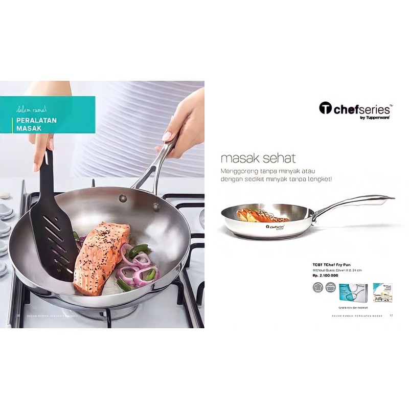 TCHEF FRY PAN FREE TURBO CHOPPER TUPPERWARE