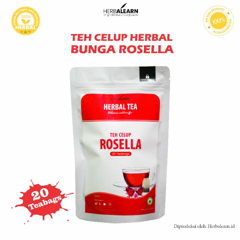 

Teh Celup Rosella 100% Alami 20 teabags