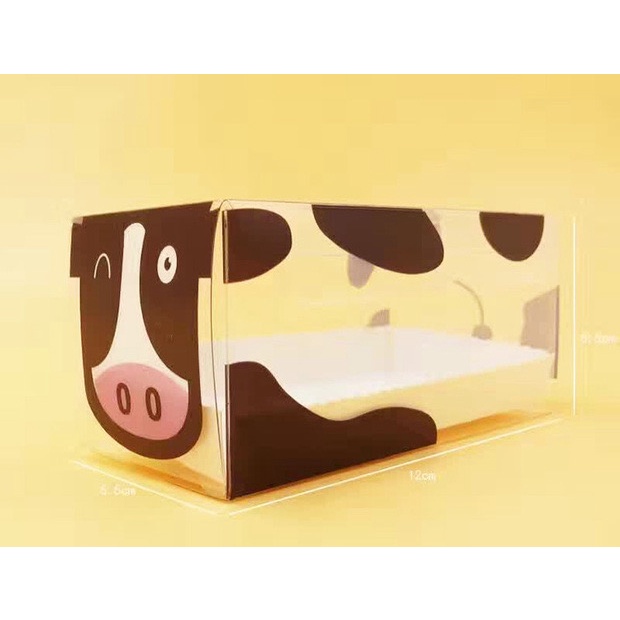 Box Kue Pudding Ice Cream Paper Box Sapi Hampers Suvenir Kado PB 10