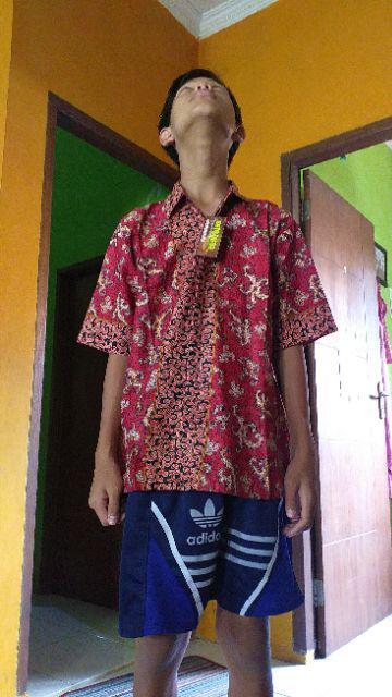 Kemeja Batik Pria Ppbtk07 Wsa04 Lengan Pendek Kode 17 /kemejapria/kemejabatik/batikpria/batikmodern