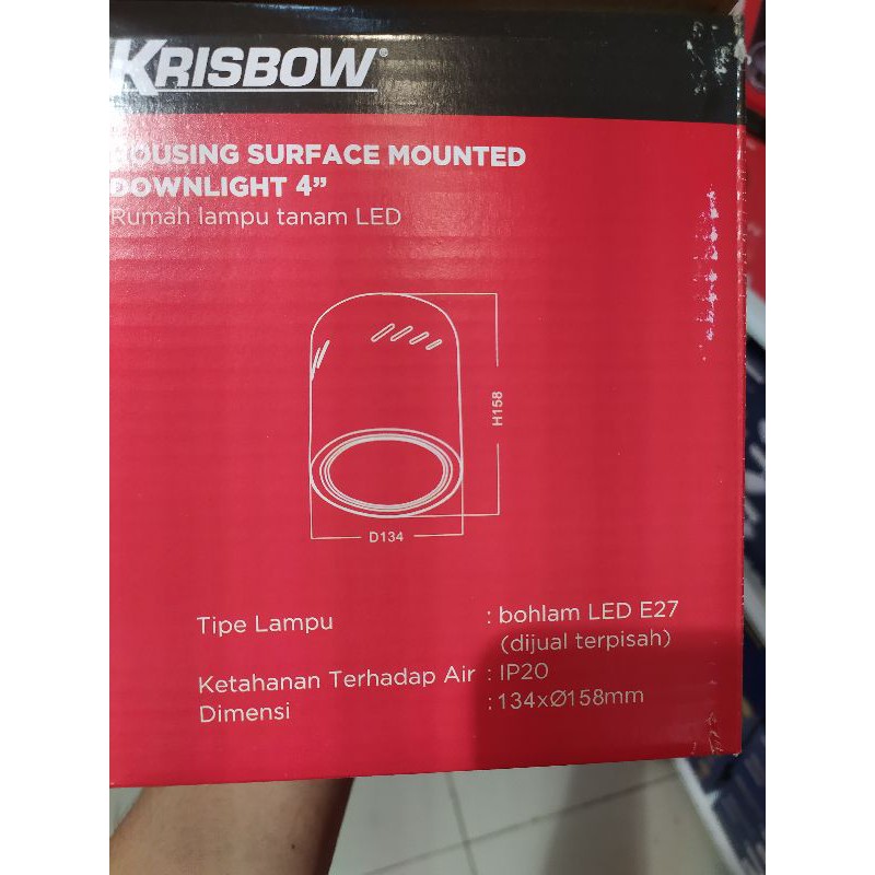 ACE HARDWARE HOUSING LAMPU KANOPI DOWNLIGHT GANTUNG KRISBOW 4 &amp; 6 INC/ LAMPU KANOPI/ LAMPU PLAFOND/LAMPU TEMPEL